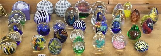 Collection of paperweights